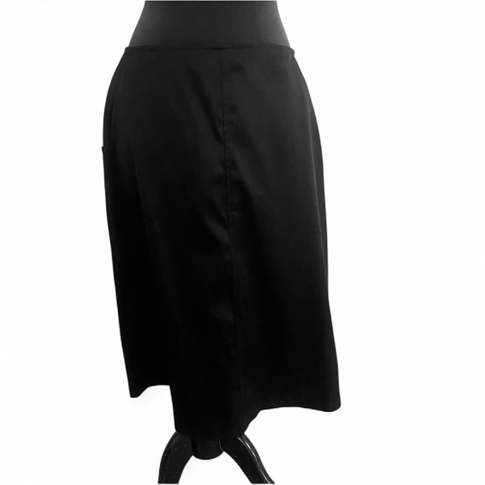 VINTAGE 90’S Y2K BETSEY JOHNSON BLACK MIDI SKIRT WITH POCKETS SIZE LARGE GRUNGE